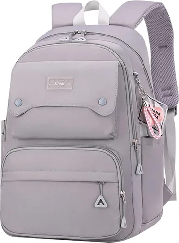Vista 15 de JiaYou Mochila Casual para Adolescentes, Niñas, Mochila para la Escuela Secundaria, Mochila Diaria, para Mujeres, Bolsa de Viaje para Portátil, 1#