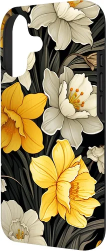 Vista 2 de Daffodil Flower Pattern Modern Floral Case for iPhone 17