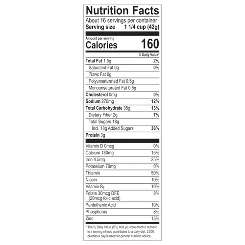 Vista 5 de Malt-O-Meal Cereal de desayuno Marshmallow Mateys®, 23 onzas (paquete de 9)