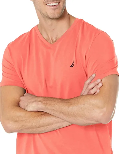 Vista 5 de Nautica Camiseta de manga corta para hombre con cuello en V