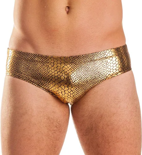 Vista 2 de Gary Majdell Sport Bikini de cuerpo caliente para hombre dorado (Anaconda Gold)
