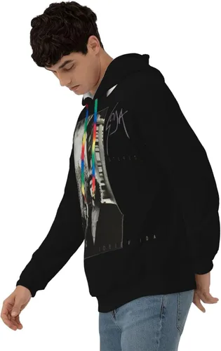 Vista 3 de Soda Stereo Doble Vida - Sudadera casual con capucha con estampado 3D y bolsillos para niños