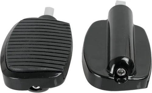 Vista 6 de Estriberas para motocicleta y pasajeros, estriberas, estriberas, estriberas, estriberas con goma antideslizante, universal para Harley Davidson Dyna