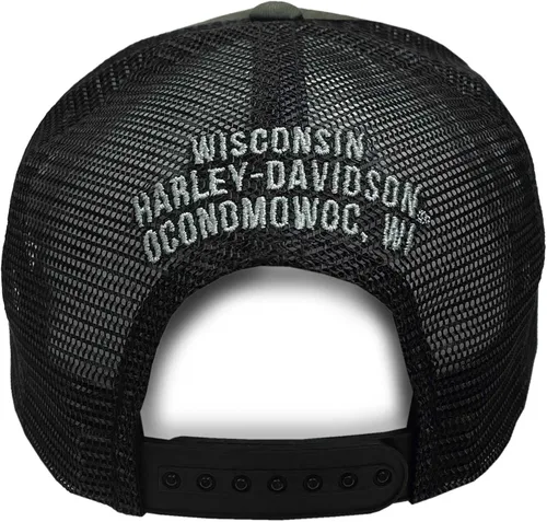 Vista 2 de Harley-Davidson H-D Badge Gorra de béisbol para hombre, color verde, Verde