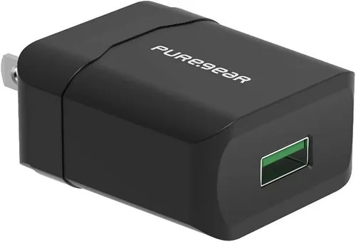 Vista 5 de PureGear Almohadilla de carga inalámbrica rápida de 15W para dispositivos habilitados para Qi - Negro