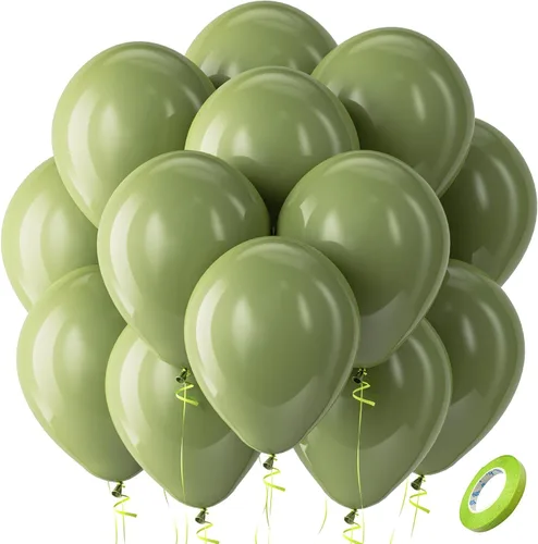 Vista 250 de Bezente Paquete de 150 globos de látex mate color burdeos de 5 pulgadas rojo (07-Red-G42)