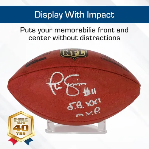 Vista 2 de BCW Acrylic Ball Stand, 1 Pack Anti-Slip Design for Basketball, Football, and Soccer Ball Display