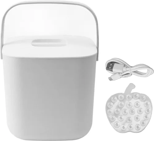 Vista 7 de Lavavajillas portátil compacto para encimera con apagado del temporizador, mini lavavajillas para apartamentos, mini lavadora de limpieza profunda