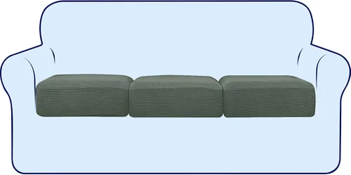 Vista 92 de subrtex Funda de Cojín Elástica Suave para Asiento de Sofá Funda Deslizable de Spandex para Silla y Sofá Adecuada para 1-2-3 Plazas Reemplazo