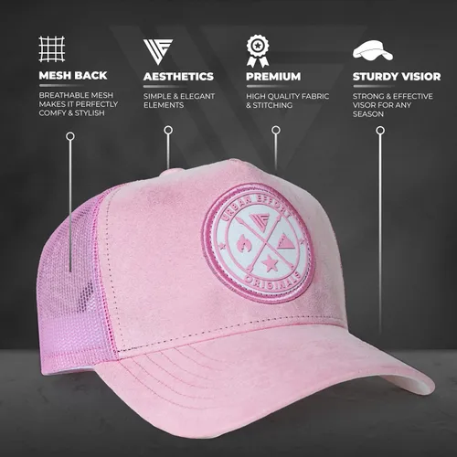 Vista 78 de Urban Effort Gorra trasera de malla, para hombres y mujeres, gorra de béisbol de 5 paneles, gran cierre a presión para caza y senderismo