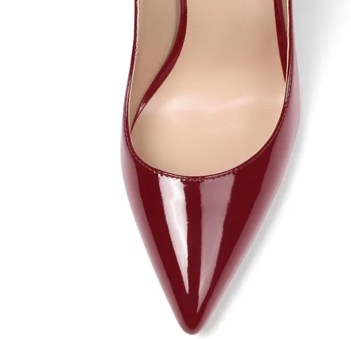 Vista 5 de Mettesally Zapatos de tacón alto para mujer con punta puntiaguda, tacones de aguja, zapatos de vestir para oficina y fiesta