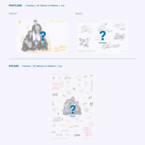 Vista 6 de BTS Album - MAP OF SOUL : 7 [ 3 ver. ] Package + Photo Book + Lyric Book + CD + Mini Book + Photo Card + PostCard + Sticker + Coloring Paper