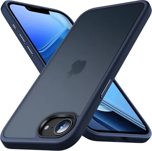 Vista 83 de Anqrp Funda diseñada para iPhone 11 azul [compatible con carga inalámbrica], [tacto sedoso] Funda delgada de silicona suave antiarañazos para iPhone