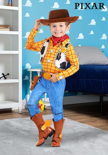 Vista 2 de Disney Deluxe Woody Toy Story - Disfraz para niño