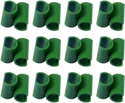Vista 6 de 50 clips giratorios para conectores de plantas, enrejado de jardín, hebilla de soporte para jaula de tomate, escalada, ratán, vid