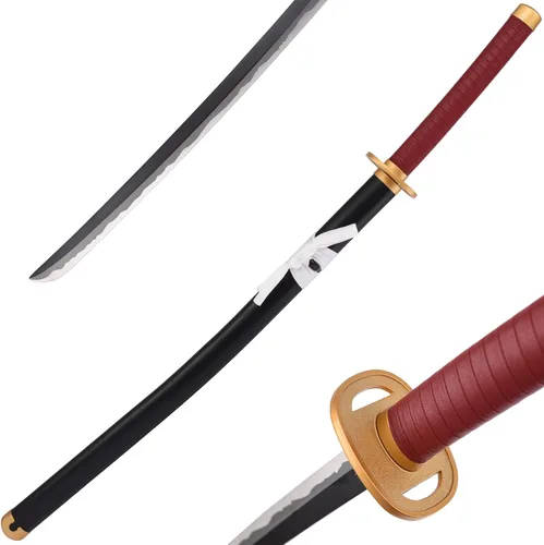 Vista 3 de Okkotsu Yuta - Espada de metal Katana de acero inoxidable adecuada para decoración de cosplay, no afilada.