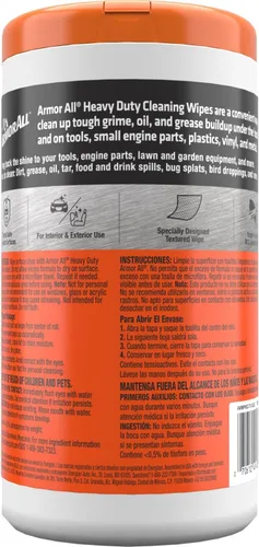 Vista 9 de Armor All - Toallitas de limpieza resistentes, Toallitas desechables para coche (75 unidades)