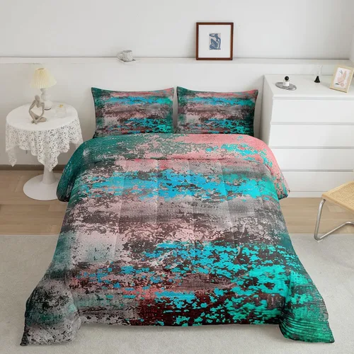 Vista 12 de Feelyou Lindo juego de edredón decorativo de hongos para niños, edredón de hongos de dibujos animados para niños y adolescentes, juego de ropa