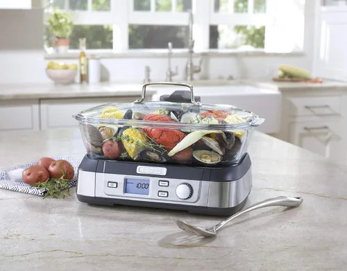 Vista 5 de Cuisinart Vaporizador de vidrio para alimentos, 5 ajustes preprogramados