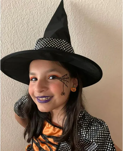 Vista 3 de Collar de Halloween para mujer, diseño de calabaza, fantasma, cadena de serpiente, collar de cadena de serpiente de plata, divertido suéter