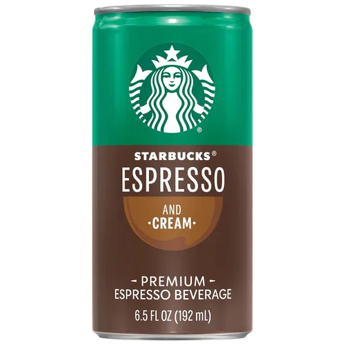 Vista 5 de Starbucks - Café espresso con crema listo para beber, latas de 6.5 onzas (paquete de 12) (el empaque puede variar)