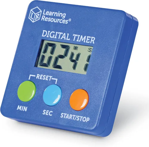 Vista 3 de Learning Resources – Temporizador digital, cuenta regresiva o progresiva