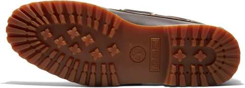 Vista 4 de Timberland Men's Authentic 3-Eye Lug Handsewn Boat Shoes Marrón