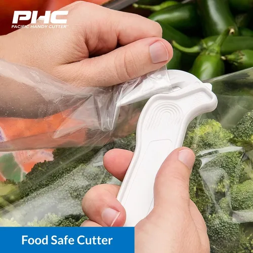Vista 7 de Pacific Handy Cutter - Cortadores estándar y seguros para alimentos con divisor de cinta, paquete de 2
