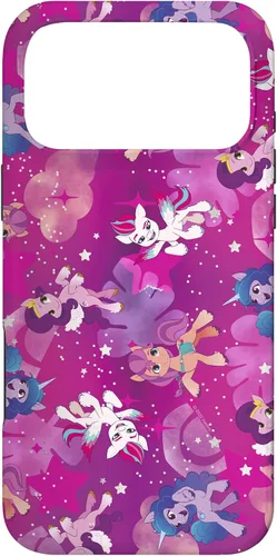 Vista 22 de My Little Pony: Una nueva generación Pink Group Pony Pattern V3 Funda para iPhone 17