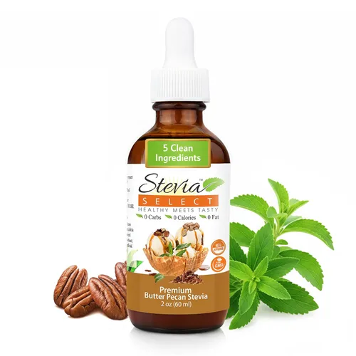 Vista 27 de Stevia Select Sabor a Cereza Negra Líquido de Stevia – Edulcorante Cero Calorías para Café, Té, Bebidas y Horneado, 100% Natural, Sin Eritritol