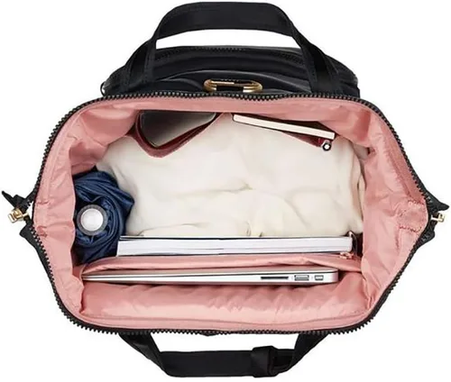 Vista 5 de PacSafe Mochila antirrobo Citysafe CX 17L para mujer, se adapta a laptop de 16 pulgadas, Negro, talla única , Citysafe Cx 17l - Mochila antirrobo