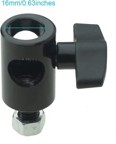 Vista 4 de Adaptador rápido de 3 piezas de conversión con tornillo de 3/8 pulgadas, soporte de montaje DSLR, adaptador de soporte de montaje multifuncional