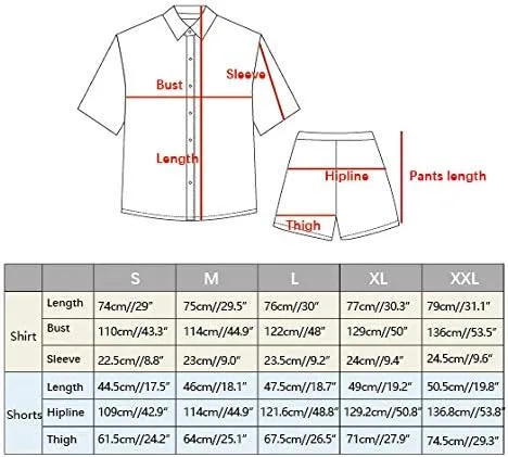 Vista 7 de Atwfo Conjunto de camisa hawaiana y pantalón corto para hombre, conjunto de 2 piezas para vacaciones, casual, con botones, playa, trajes florales