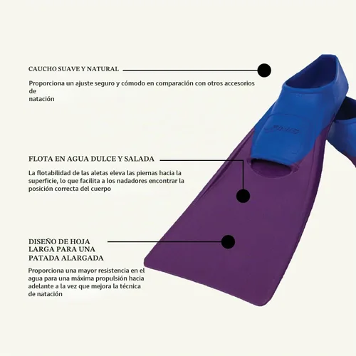 Vista 4 de FINIS Long Floating Fins