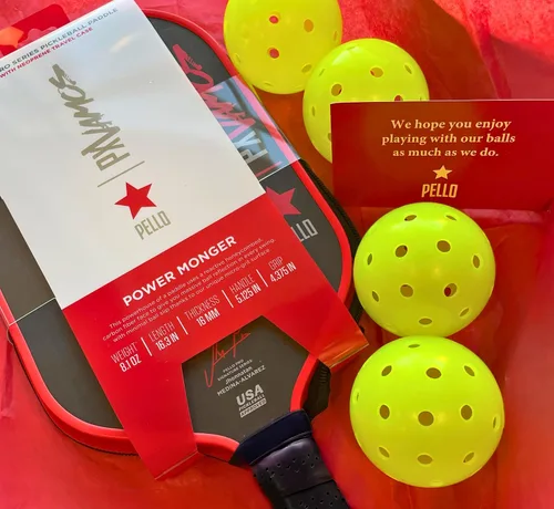 Vista 3 de PELLO PXVamos - Paleta de pickleball de fibra de carbono cruda Aprobado por USAPA Toray 700 fibra de carbono Núcleo de panal de polipropileno