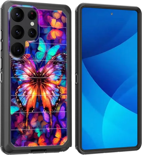 Vista 123 de Funda para Galaxy A15 5G, cuerpo completo, protección contra caídas, a prueba de polvo, resistente de 3 capas, militar, resistente, duradera