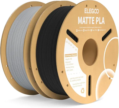 Vista 35 de ELEGOO Paquete de filamento de impresora 3D PLA mate 22 lbs 0.07 in