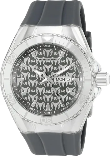 Vista 3 de Technomarine tm-115062de los hombres Cruise Monogram Reloj de visualización Gris de cuarzo analógico
