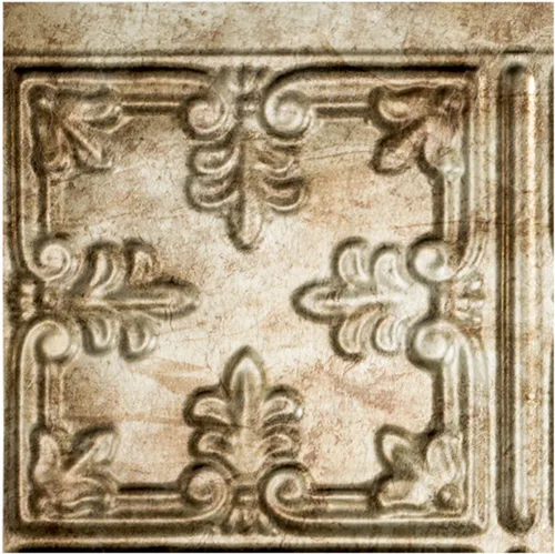 Vista 37 de FASÄDE Panel decorativo para salpicaduras de vinilo de estilo tradicional / patrón 10 en bronce antiguo (muestra de 6 x 6 pulgadas)