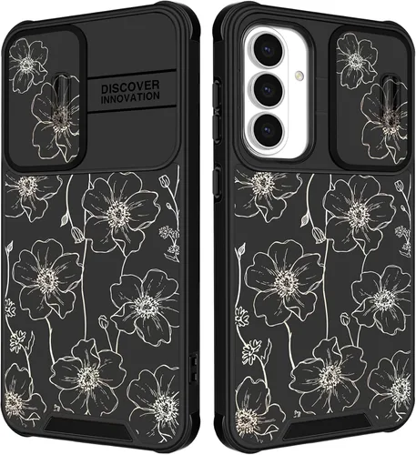 Vista 157 de Funermei para Samsung Galaxy Z Flip 4 Funda - Funda de Teléfono Bonita para Mujeres y Niñas con Mariposas Bonita Estética Femenina Diseño