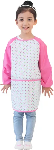 Vista 16 de Plie Kids Waterproof Art Smock – Long Sleeve Apron for Painting, Baking, Sensory Play (Ages 1–10)