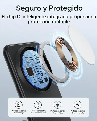Vista 2 de Soporte de cargador 2 en 1 compatible con MagSafe con bloque de cargador PD 20W USB-C y cable, cargador inalámbrico de carga rápida diseñado