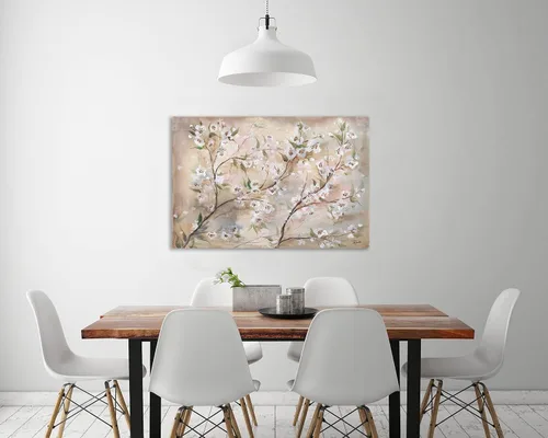 Vista 3 de Jaxson Rea Tre Sorelle Studios - Lienzo envuelto en galería Cherry Blossoms III, 15 x 10 pulgadas