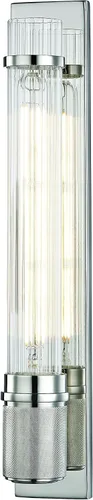 Vista 5 de Hudson Valley Lighting Shaw - Aplique de pared de 1 luz Acabado de bronce antiguo Hecho de acero y vidrio Clasificado para uso en baño