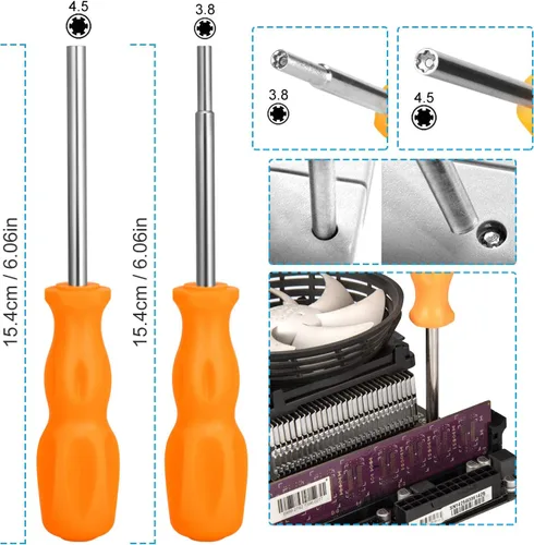 Vista 3 de Destornillador Triwing para Nintendo de Keten kit de herramientas de reparación profesional destornillador triwing para Nintendo New 3DS y Nintendo