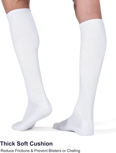 Vista 5 de FITRELL Paquete de 23 calcetines de béisbol y sóftbol para niños, jóvenes, hombres y mujeres, calcetines altos hasta la rodilla (varios colores)