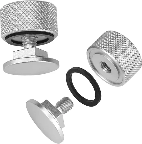 Vista 6 de 3mirrors Sujetadores de Casco para Capucha de Soldadura (Pipeliner) Plata, Piezas de Repuesto para Casco, Accesorios, Tornillos, Capucha Abatible