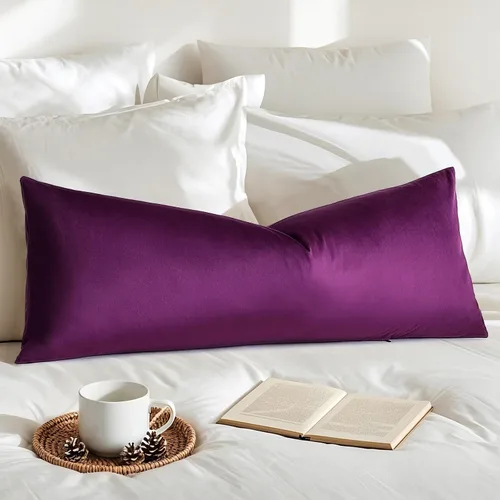 Vista 22 de Artscope Fundas de Almohada de Terciopelo de Lujo Fundas de Almohadas Cuadradas Decorativas Fundas de Cojines Suaves Sólidas para Sofá de Sala Sofá