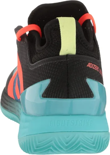 Vista 3 de adidas Tenis Adizero Ubersonic 4 Clay para hombre, Pulse Aqua-core Negro
