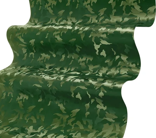 Vista 2 de VViViD+ - Rollo de vinilo con patrón de camuflaje medio (1 x 5 pies, verde militar)
